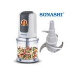 Hachoir électrique Sonashi SMC-12 500W avec bol de 500 ml et double lame inox