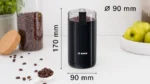 ⁦Bosch Moulin à Café TSM6A013B 180W Noir⁩ - الصورة ⁦2⁩