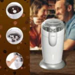 ⁦Bomann Moulin à Café KSW 446 CB 120W – Blanc / Argent⁩ - الصورة ⁦7⁩