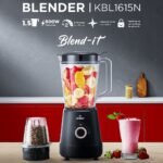 Blender Cristor Blendit 1,5L 600W Noir avec moulin 2 en 1