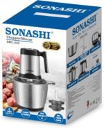 ⁦Sonashi Chopper Hachoir en inox 3L & 500W SMC-24S⁩ - الصورة ⁦8⁩