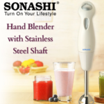 Bras Mixeur Sonashi SHB-154 200W Blanc avec pied inox amovible