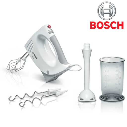 Bosch Batteur & Mixeur à Bras MFQ3540 450W avec pied mixeur en inox