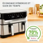 ⁦Moulinex Air Fryer Dual Easy Fry & Grill EZ905D20 8,3L⁩ - الصورة ⁦7⁩