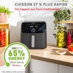 ⁦Friteuse Sans Huile Moulinex Easy Fry Mega EZ855HF0 7,5L 2020W⁩ - الصورة ⁦3⁩