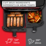 ⁦Air fryer  Moulinex Dual Easy Fry & Grill XXL EZ9428F0 11L⁩ - الصورة ⁦6⁩