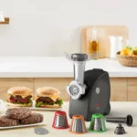 Hachoir à Viande Moulinex HV4 Noir 2000W avec accessoires légumes