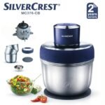Mini Hachoir Électrique SilverCrest MC376-CB 350W avec 3 bols en acier inoxydable