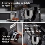 ⁦Pétrin Kenwood Titanium Chef Baker XL KVL85.004BK 1200W⁩ - الصورة ⁦11⁩