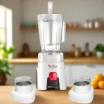 Blender Moulinex Genuine LM242B25 500W avec bol 1,75L et 2 moulins