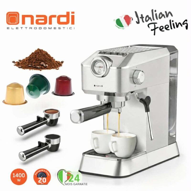 Machine à Café NARDI NCM-B14X 2 en 1 20 Bars 1400W