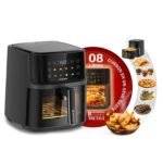 Air Fryer Robuste AF8 8L 2000W avec écran tactile et fenêtre de visualisation