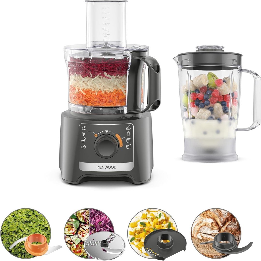 kenwood-fdp31-170gy-robot-multifonction-800w.jpg Robot Multifonction Kenwood MultiPro Compact FDP31.170GY 800W