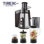 Centrifugeuse 4 en 1 TIREX CRV1300 NX 1000W avec blender, hachoir et moulin