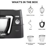 ⁦Pétrin Kenwood Titanium Chef Baker XL KVL85.004BK 1200W⁩ - الصورة ⁦4⁩