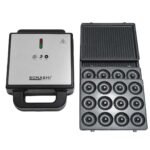 Snack Maker Sonashi SSM-882 3 en 1 1400W avec plaques pour gaufres, panini et grill