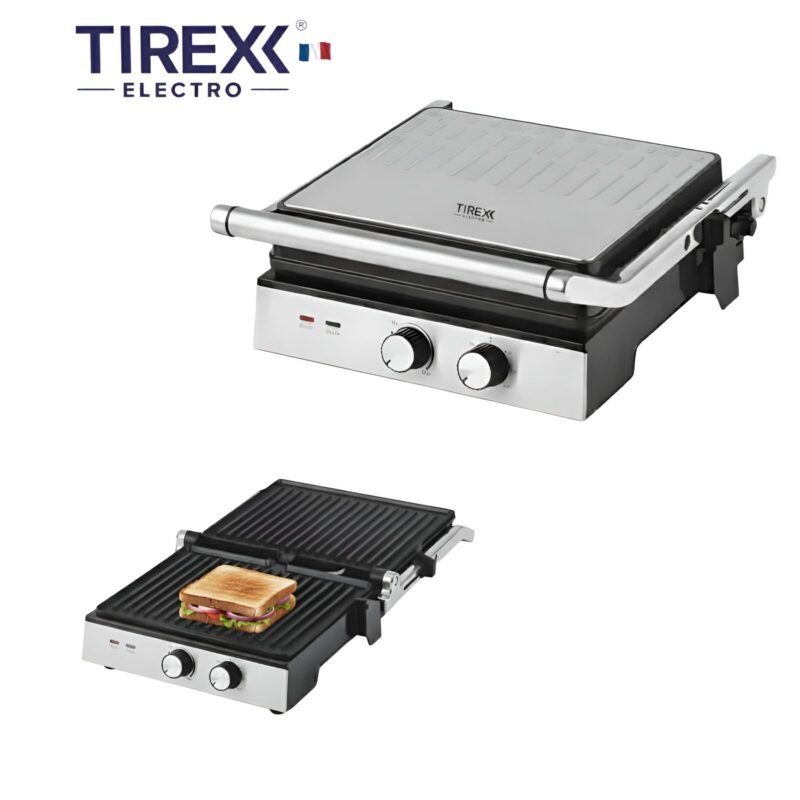 Panini & Grill TIREX PNN1500 2000W avec ouverture à 180°