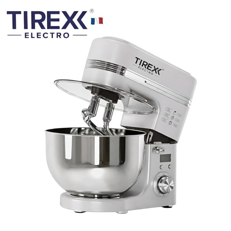 Pétrin Professionnel TIREX PTR150GA 2000W avec bol inox 10L et double crochet