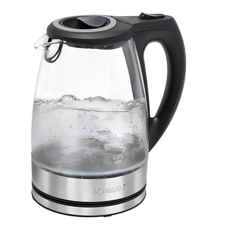Bouilloire Électrique Bomann WKS 6032 G CB 1,7L 2200W en verre