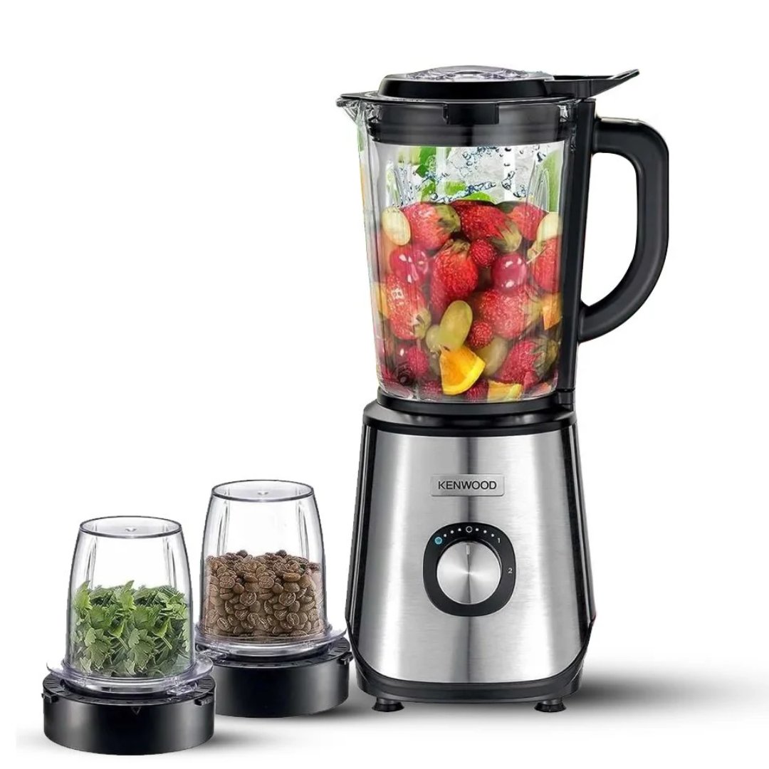 kenwood-blm45-power-blender-1000w-2l.jpg Blender Kenwood BLM45 1000W avec bol en verre 2L et Multi-Moulin