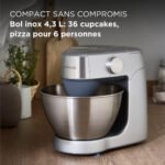 ⁦Pétrin Kenwood Prospero+ KHC29.A0 1000W Bol Inox 4,3L⁩ - الصورة ⁦2⁩