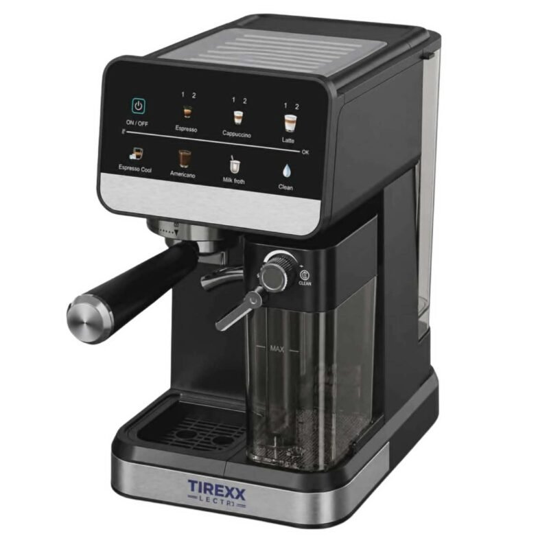 Machine à café TIREXX CAF2100S 20 bars 1350W 4en1 espresso cappuccino latte