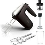 Batteur Moulinex Powermix Silence HM653910 600W 2en1
