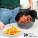 ⁦ProfiCook Friteuse à Air Chaud PC-FR 1239 H 5,5L – 1400W⁩ - الصورة ⁦7⁩
