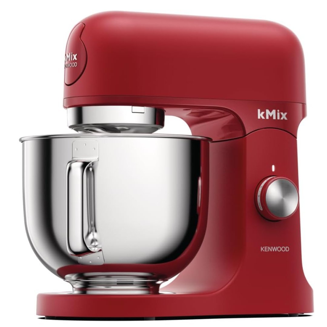 petrin-kenwood-kmix-kmx751ard-rouge-5l.jpg.jpg Pétrin Kenwood kMix Rouge KMX751ARD 1000W – Bol 5L Inox - الصورة 1