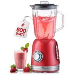 Blender ProfiCook PC-UM 1195 800W avec bol en verre 1,5L rouge