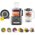 Robot Multifonction Kenwood MultiPro Compact FDP31.360GY 800W avec blender 1,2L