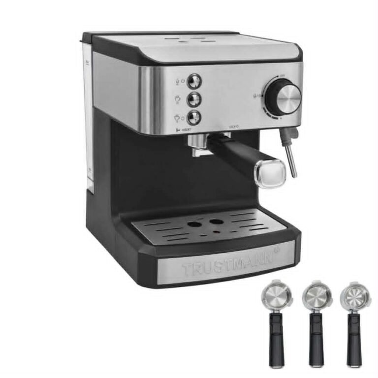 Machine à café TRUSTMANN 5 en 1 20 Bar compatible capsules et café moulu