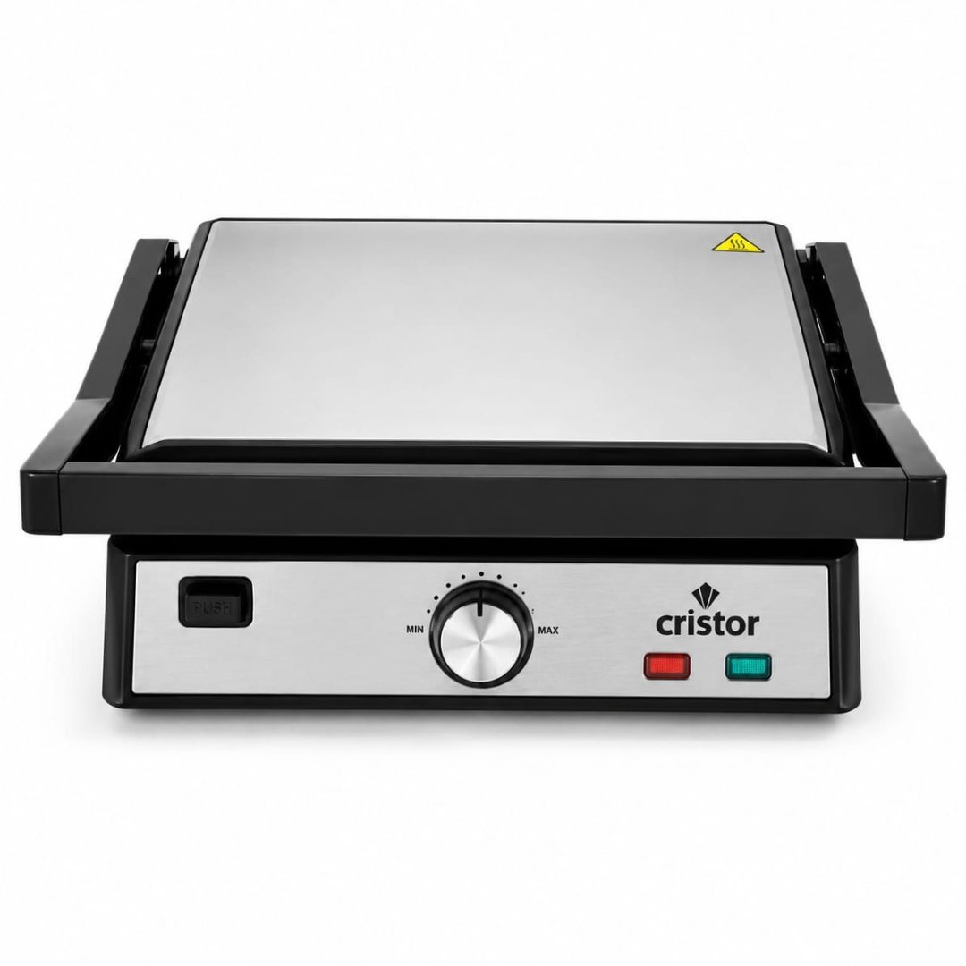 cristor-kgl611xb-grill-electrique-2000w.jpg (2) Grill Électrique Cristor KGL611XB 2000W Ouverture 180°