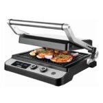 Sonashi Grill & Panini SGT-860N 2000W avec écran LED et plaques antiadhésives