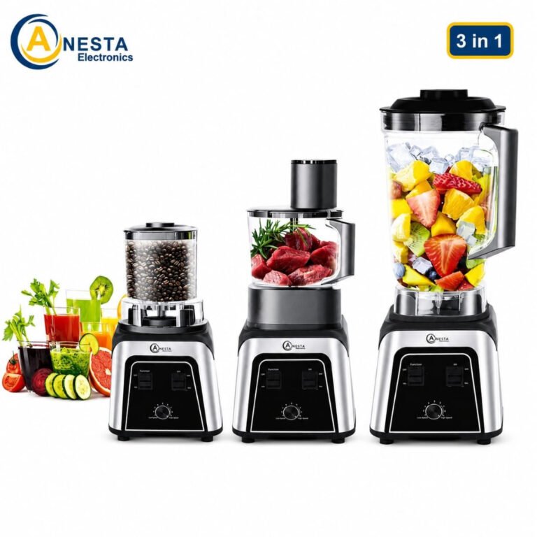 Blender Multifonction Anesta PBJ-007 3 en 1 4800W