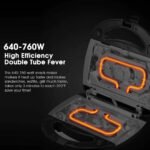 ⁦Appareil à Snacks 7 en 1 Sonashi SSM-862 – 640–760W⁩ - الصورة ⁦3⁩