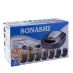 ⁦Appareil à Snacks 7 en 1 Sonashi SSM-862 – 640–760W⁩ - الصورة ⁦5⁩